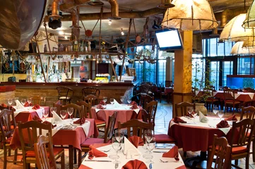 Papier Peint photo Lavable Restaurant Italian restaurant