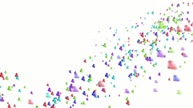 pioggia di colori e diamanti
