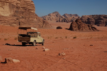 Le désert de Wadi Rum