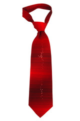 red striped necktie