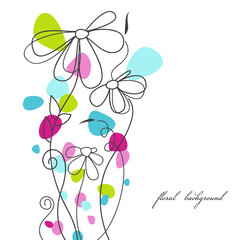 Cute floral background