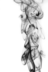 Smoke on the homogeneous background.