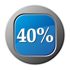 40 PERCENT ICON