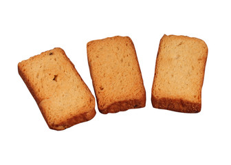 rusk group isolated on white background