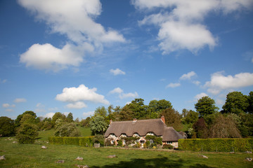 Fototapeta na wymiar Thatched Cottage