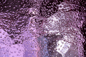 Through the glass