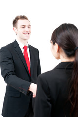 businessperson shaking hands