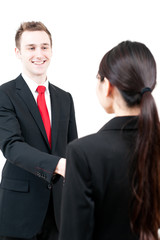 businessperson shaking hands
