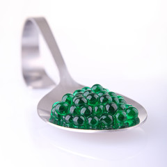 caviar de menthe, cuisine moléculaire