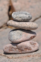 Fototapeta na wymiar Kamień na kamieniu