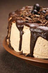 Homemade chocolate cake