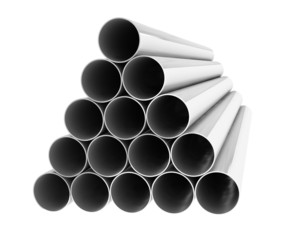 Metal tubes isolated