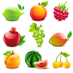 Glossy fruit set