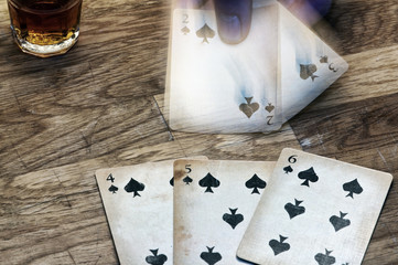 Texas hold'em - straight flush