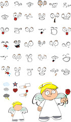 angel kid cartoon set8
