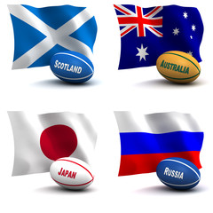 Rugby World Cup - Participating Nations