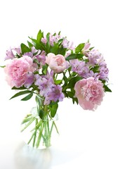 Alstroemeria and peony