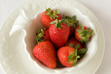 Strawberries in a bowl