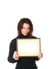 Beautiful Redhead Girl Portrait