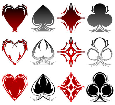 Card symbol tattoos