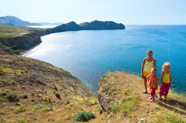 Fototapeta premium Summer coastline .