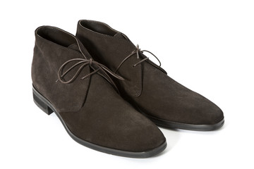 scarpe su fondo bianco