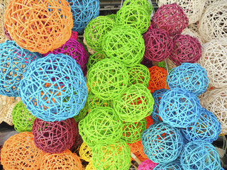 Woven Wicker or Bamboo Balls