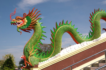 Fototapeta premium sculpture of dragon