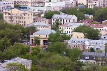 Fototapeta premium Панорама Москвы.