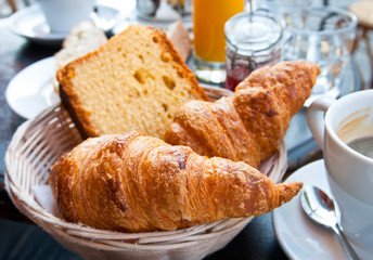 fresh croissant