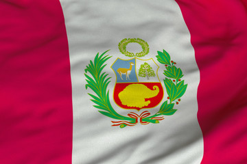 Peruvian State Flag
