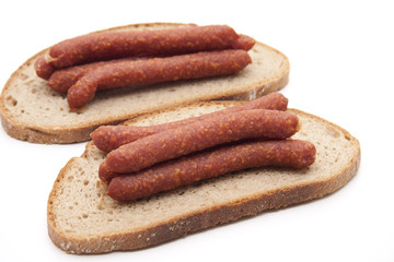 Belegtes Mettwurstbrot