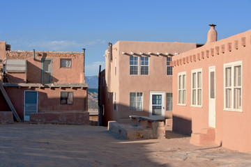 Native American houses in Acoma Pueblo, NM