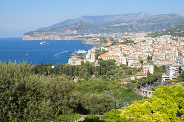 Fototapeta na wymiar Wybrzeże Amalfi