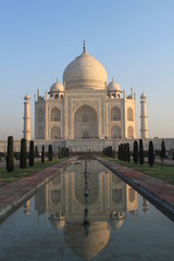 Fototapeta na wymiar Parc du Taj Mahal