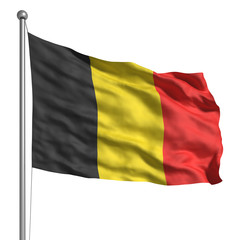 Flag of Belgium (Isolated)