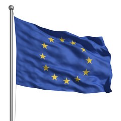 Flag of Europe (Isolated)