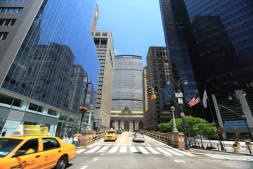 Cercles muraux TAXI de new york rues de New York