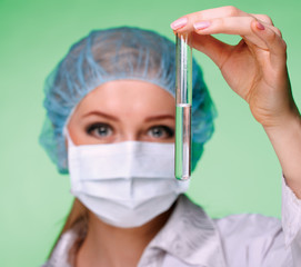 researcher in the laboratory