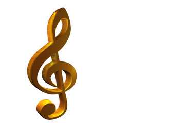 Fototapeta premium Violinschlüssel