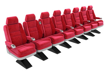 Fototapeta premium chairs in a row