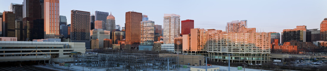 Fototapeta na wymiar Panorama of South Loop