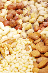 nuts  background