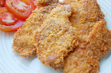 image of pork chop on plate