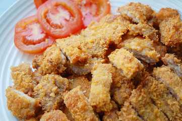 image of pork chop on plate