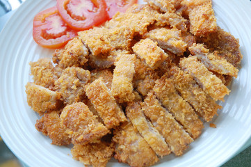 image of pork chop on plate