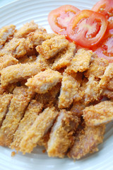 image of pork chop on plate