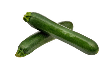two fresh zucchini