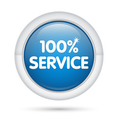3D_100% Service_blu