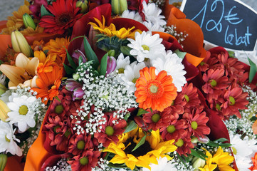 Obraz na płótnie Canvas bouquet de fleurs